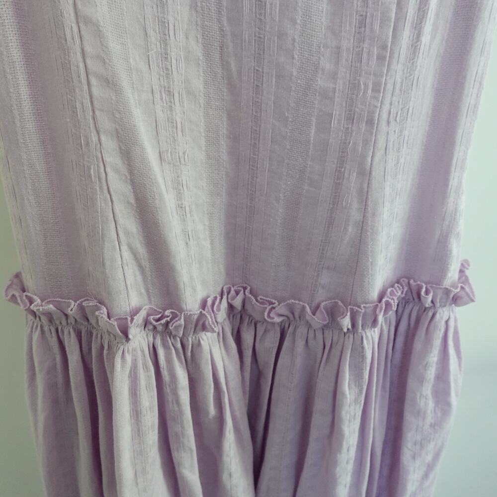 Peppermayo Jacinda Drop Waist Maxi Dress Lavender 4 Wedding Guest Cottagecore - Picture 13 of 16